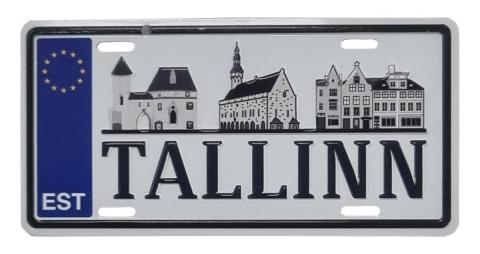 Magnet numbrimärk Tallinn