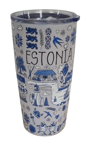 Termostops Eesti sümbolitega 0.5l