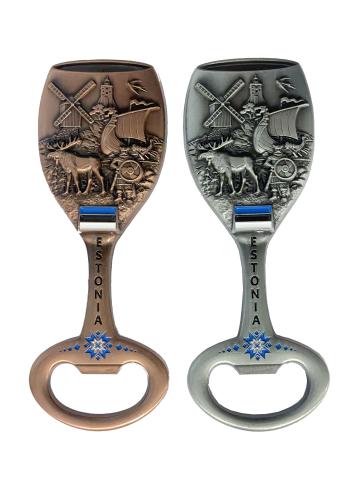 Veiniklaasi kujuline magnet - avaja Estonia