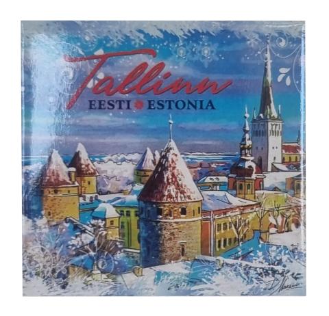 Plekist magnet  talvine Tallinn 3