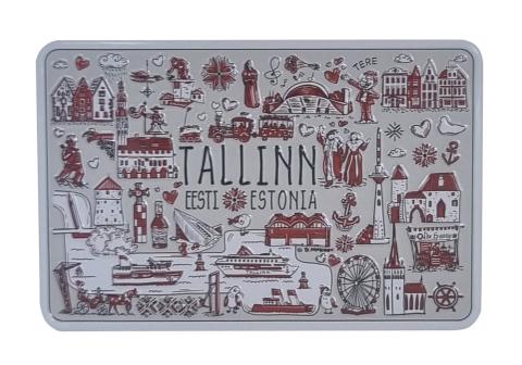 Reljeefne magnet Tallinna sümbolid