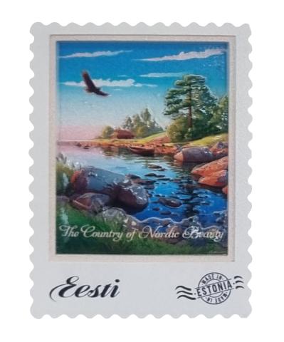 Magnet postmark Eesti loodus