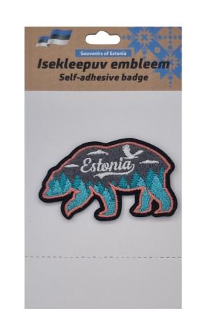 Embleem Estonia, karukujuline