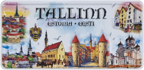 Plekist magnet Tallinna panoraam 3
