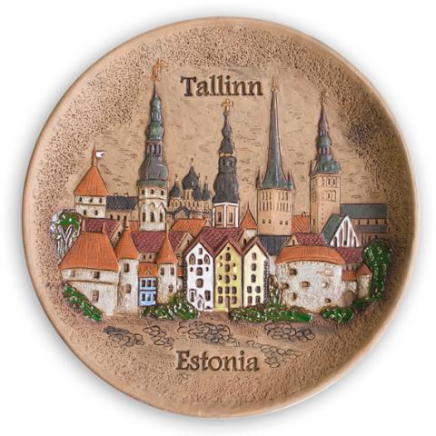 Taldrik Tallinna panoraamiga  LD-7 19cm