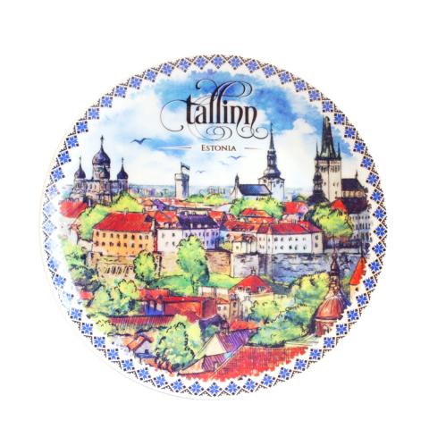Taldrik Tallinna panoraam 1 - 20cm