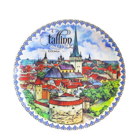 Taldrik Tallinna panoraam 1 PM - 20cm