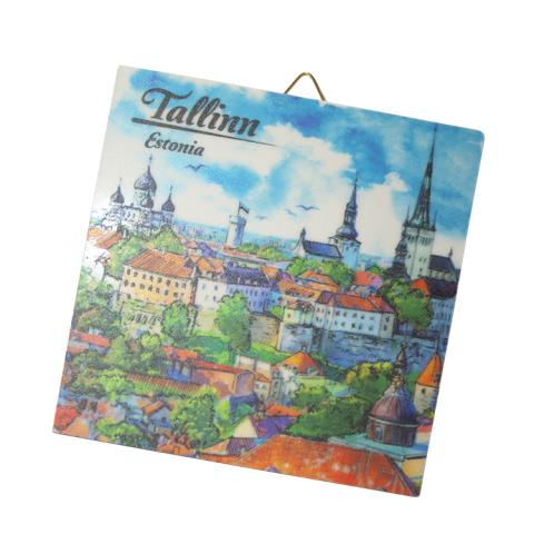 Keraamiline plaat Tallinna panoraam