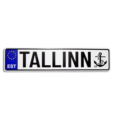 Plekist numbrimärk Tallinn
