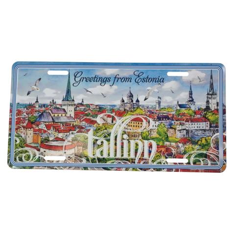 Magnet plaat Tallinna panoraam 1