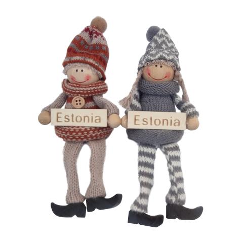 Istuv tüdruk plaadiga Estonia 2253