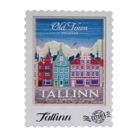 Magnet postmark Vanalinna majad