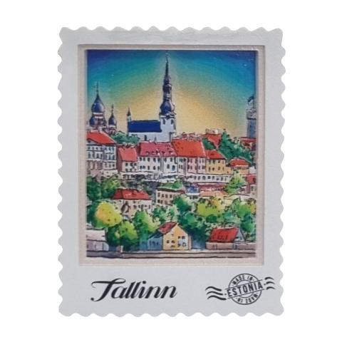 Magnet postmark Tallinna panoraam2