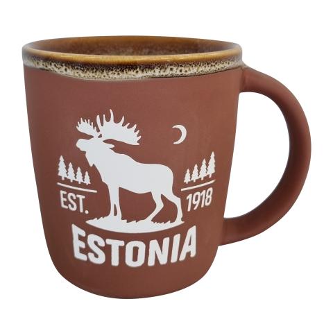 Kruus Estonia põdraga - pruun